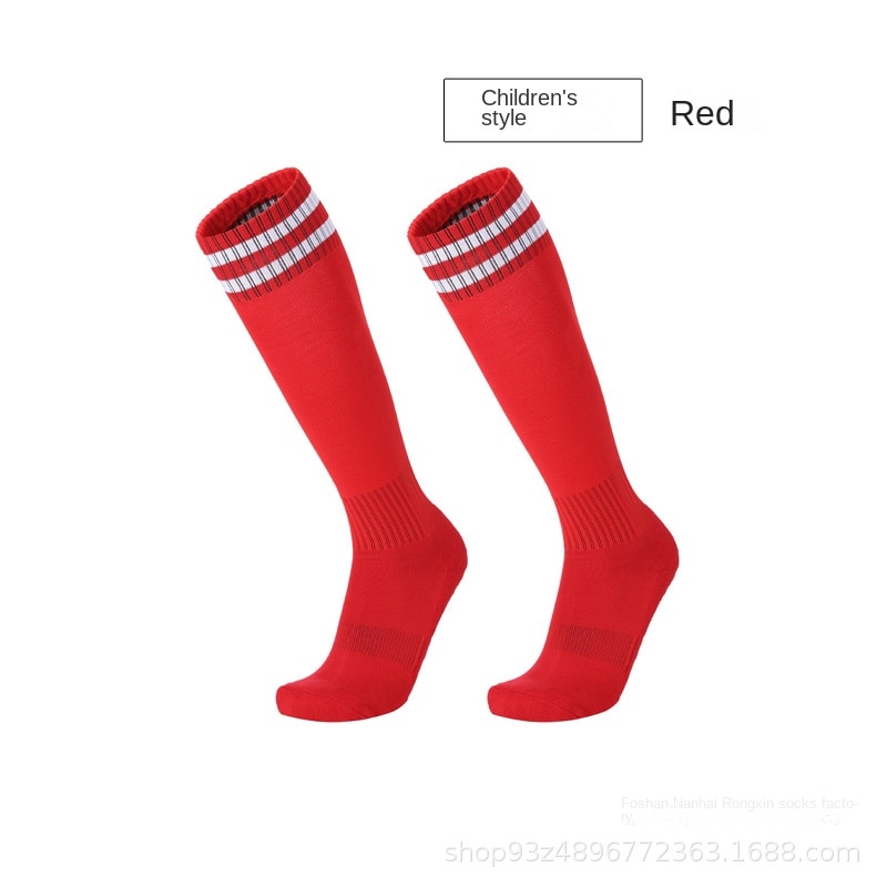Football Socks Long Knee Length MenWomen Towel Bottom Thin Socks Children Adult Sports Socks Sweat Wicking Non Slip