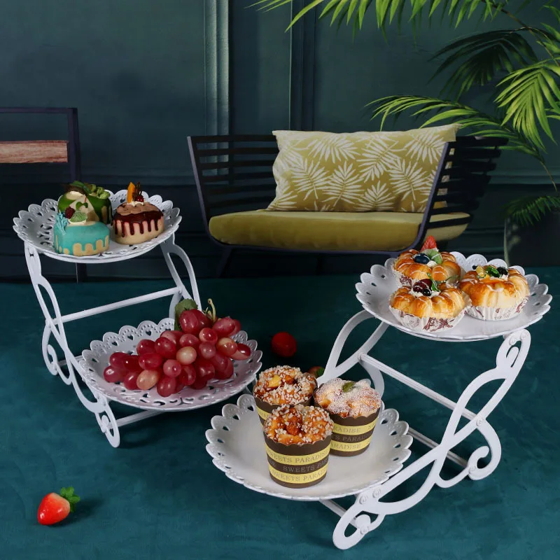 Multilayer Cake Stands Display Snack Candy Fruit Tray Cupcake Holder Dessert Rack Birthday Party