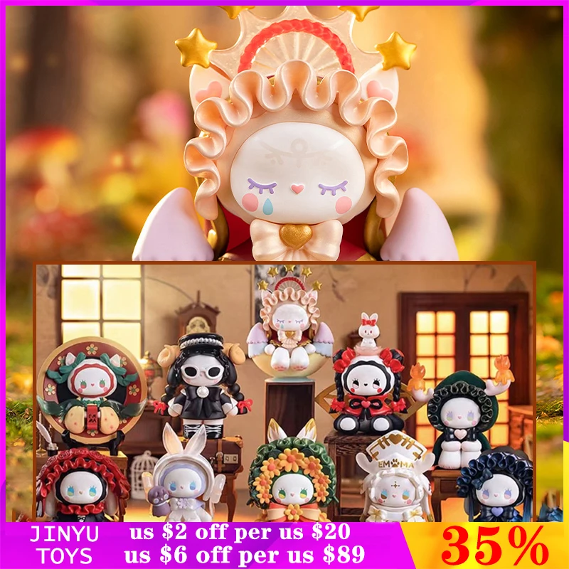 Original EMMA Secret Forest Poetry Series Blind Box Toys Kawaii Action Doll Ornaments Figure Guess