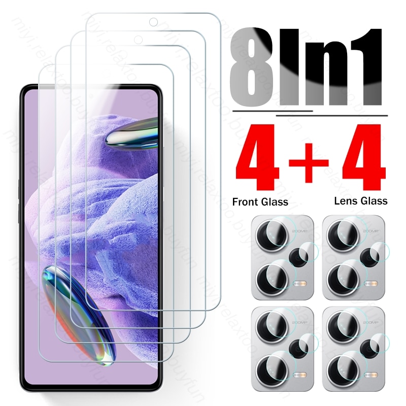 For Xiaomi Redmi Note 12 Pro+ Plus 5G Glass Camera Protective Glass Redmy Note12 4G Not 12S 12 ProPlus 5G Screen Protector Film