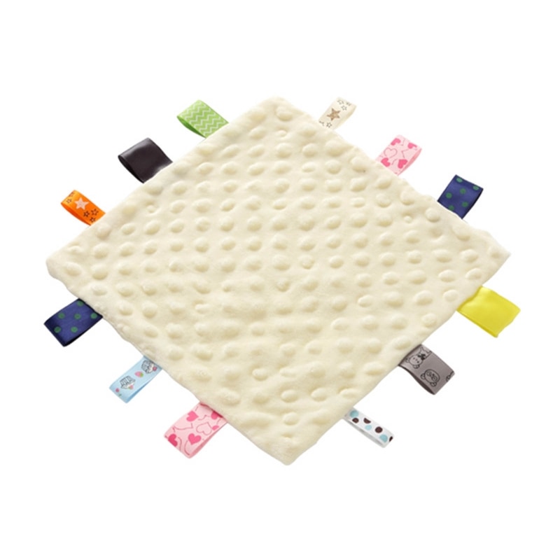 Baby Appease Towel Soft Soother Teether Infants Comfort Sleeping Nursing Cuddling Square Sensory Security Blanket Toys