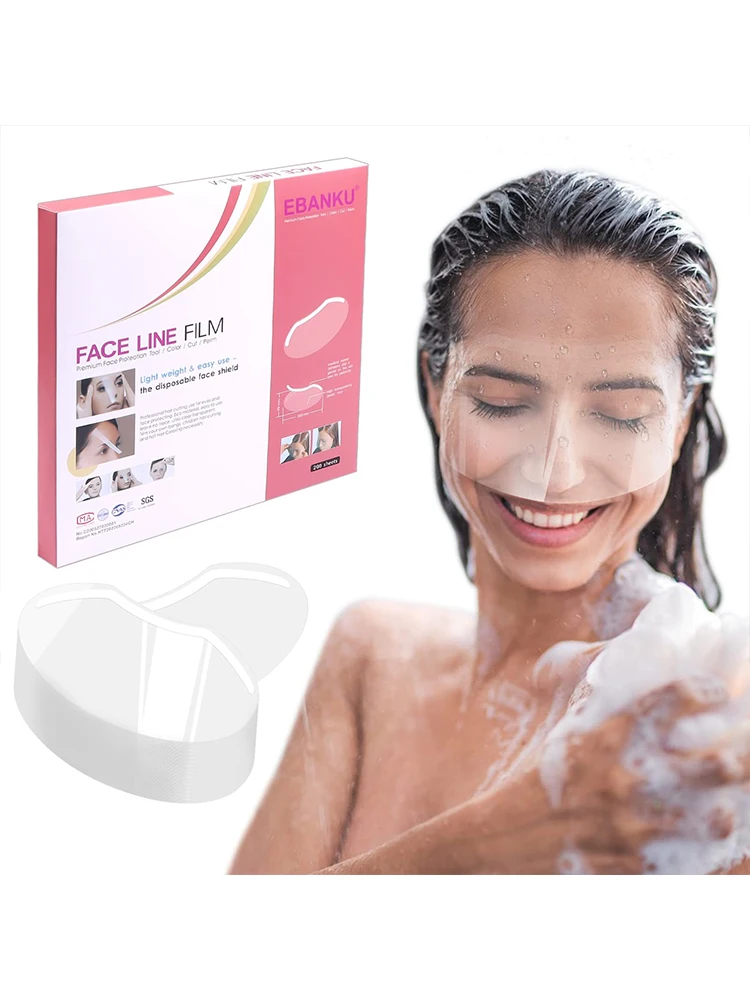 Barbershop 100 PCS Makeup Shower Face Shields Visors Disposable Masks for Hairspray Salon Supplies
