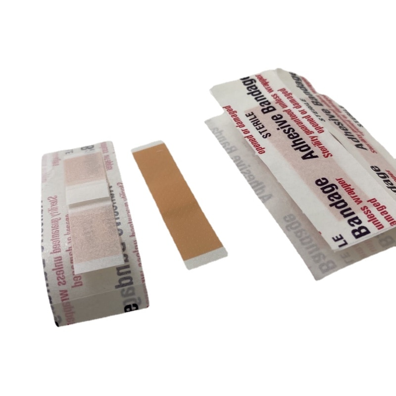 50pcs/set 4*1cm Mini Skin Color Band Aid for Children Kids Waterproof PE Elestic Wound Plaster Skin Patches Adhesive Bandages