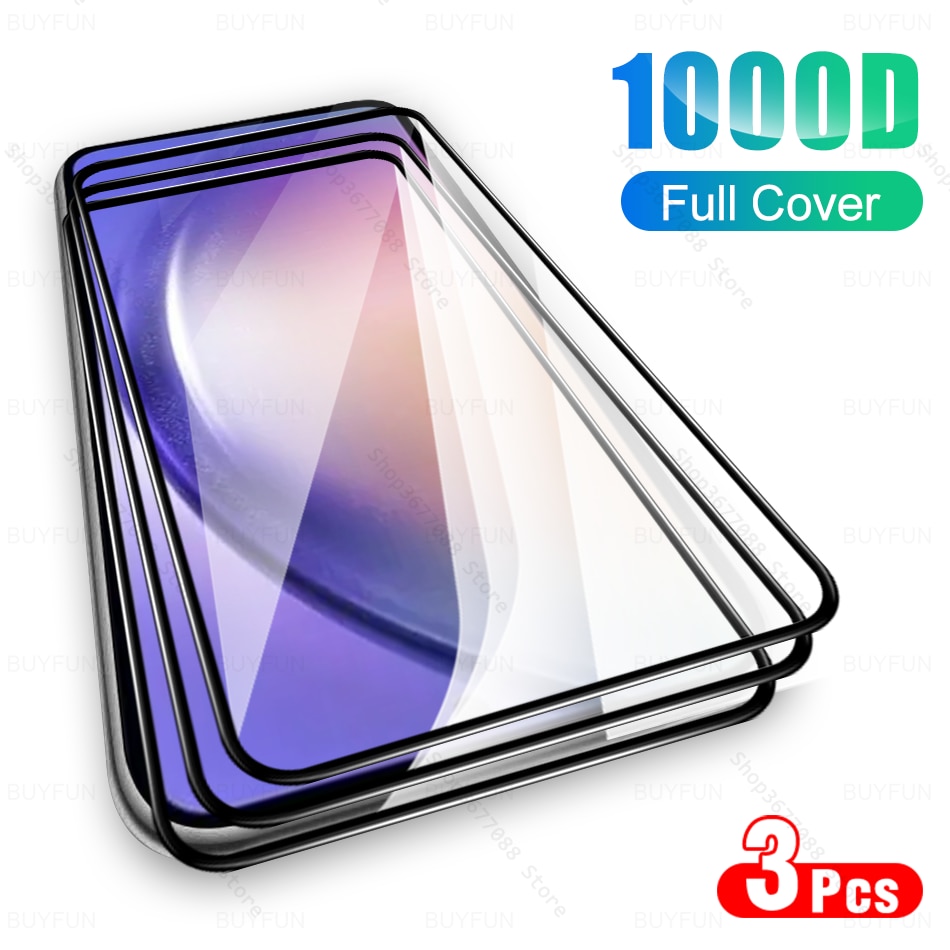 3Pcs Explosion-proof Glass For Samsung Galaxy A54 5G Tempered Protective Glass Samsang Galax A 54 SamsungA54 Screen Protector
