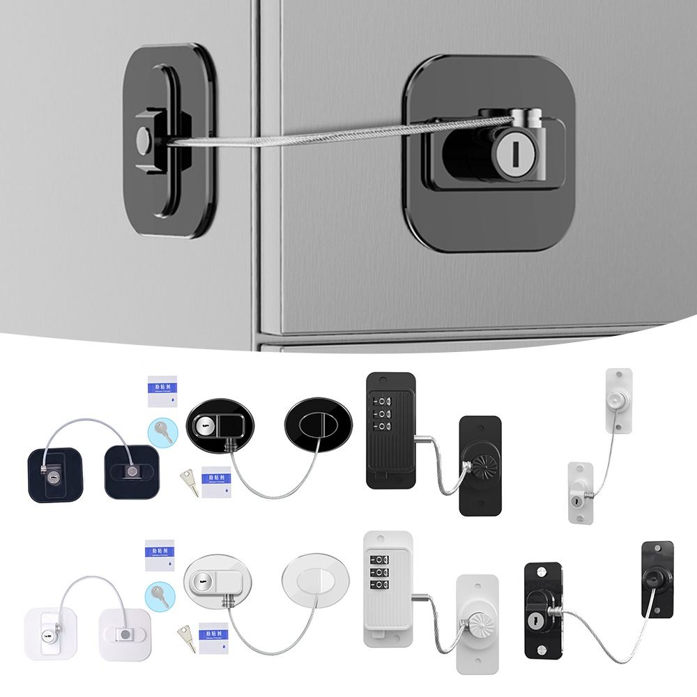 Security Cable Home Digital Password Child Protection Refrigerator Door Lock Baby Safety Lock Cabinet Lock