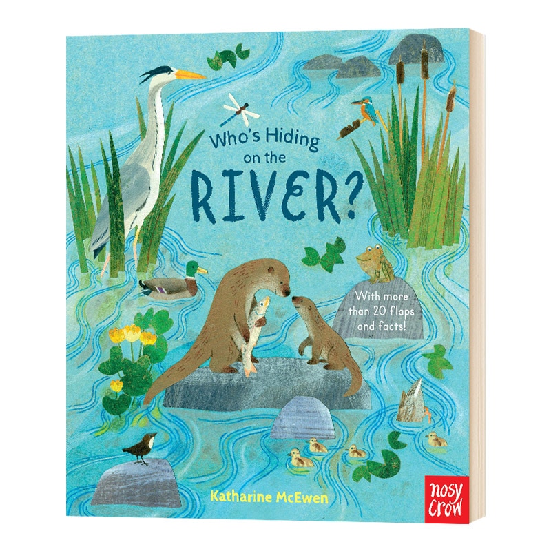 Who's Hiding on the River, Baby Children's books aged 1 2 3, English picture book, 9781536208214