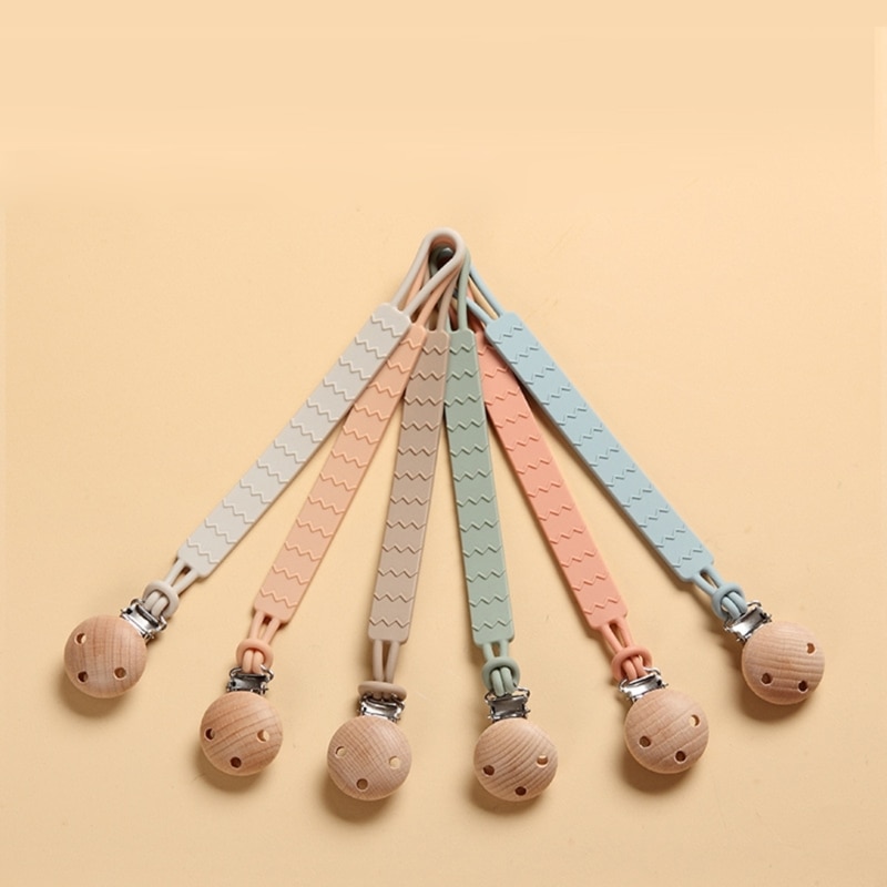Infant Pacifier Clip Dummy Chain Nipple Anti-Drop Clip Baby Pacifier Accessories A2UB