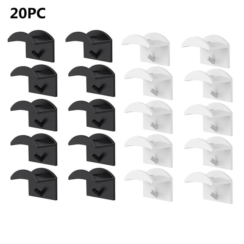 2/5/10pcs Adhesive Hat Hook Racks Cap Hat Holder Wall Hooks Earphone Organizer Baseball Cap Rack Hat Holder Baseball Caps Organi