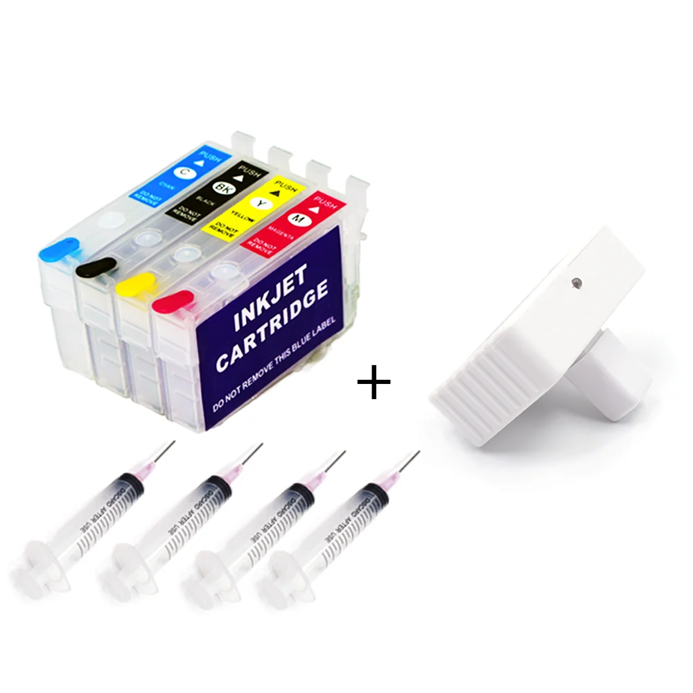 604 604XL Empty Refill Ink Cartridge and Resetter for Epson XP 2200 2205 3200 3205 4200 4205 WF