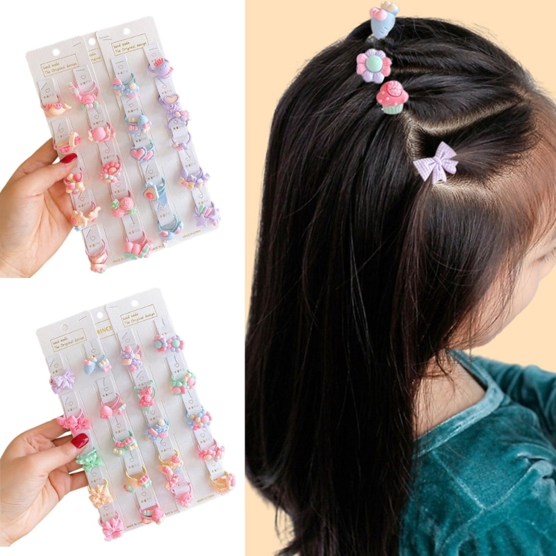 Girls Elastic Hair Ties Soft Rubber Bands Hair Bands Holders Pigtails Hair Accessories for Girls Infants Toddlers Kid QX2D