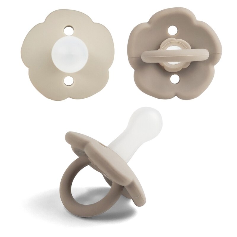 Soother Pacifier Newborn Teether Pacifier Promote Natural Sucking for Girls Boys Unisex Baby Shower Gift for Infants