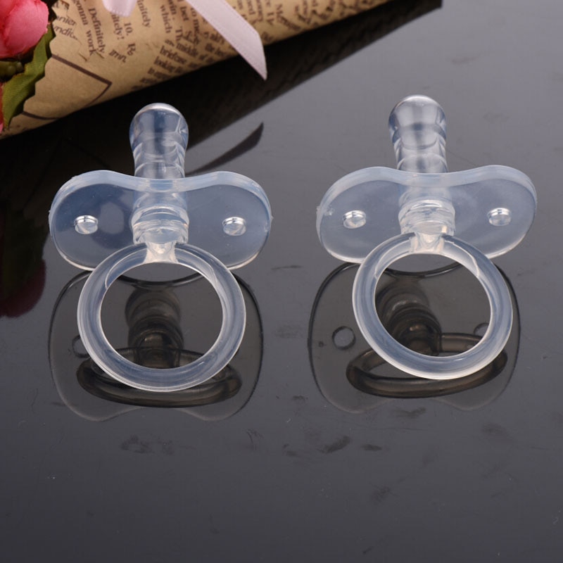 1Pcs Safety Soft Silicone Baby Nipple Free Infant Baby Pacifier Food Grade Dummies Newborn Soother For Newborns Kids Supplies