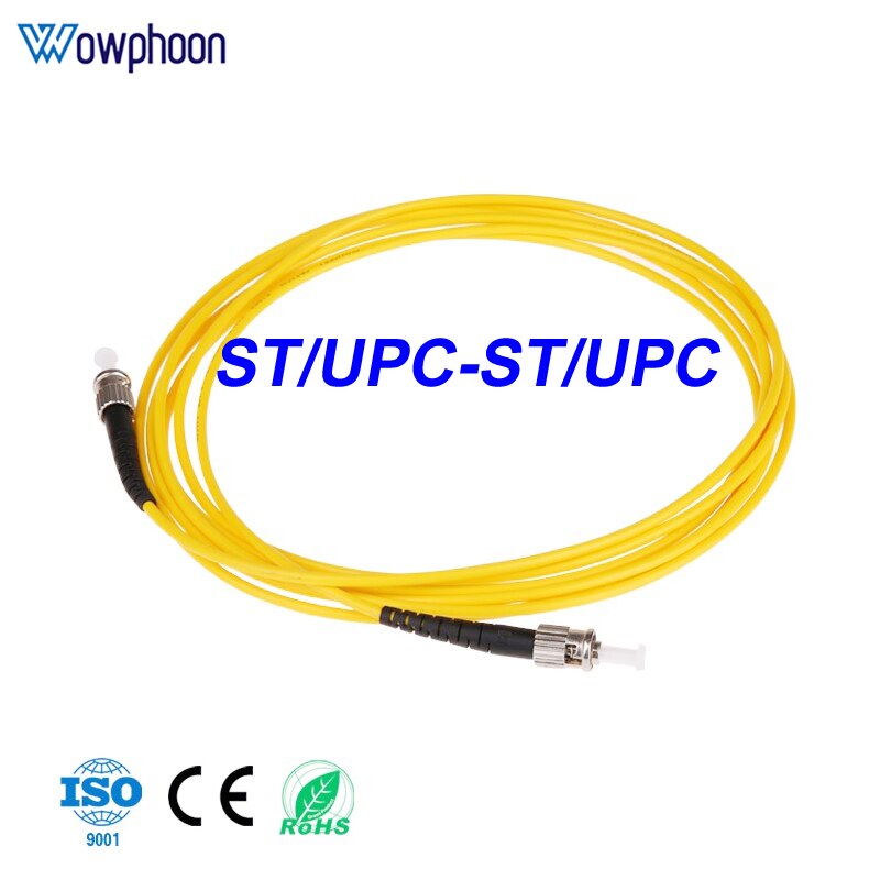 ST/UPC-ST/UPC Simplex 3.0mm PVC Single Mode Fiber Patch Cable Jumper Fiber Patch Cord Fibra Optica Patchcord