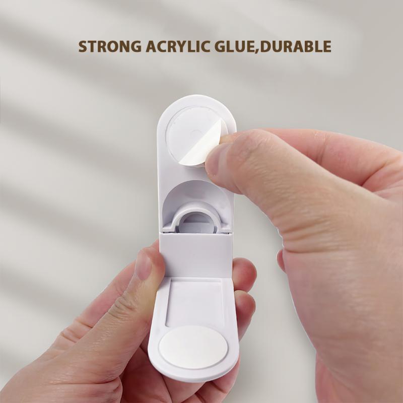 Baby Safety Drawer Lock Refrigerators Security Drawer Latches Refrigerator Locks Locker Buckle Anti-opening 2pcs Anti-pinching