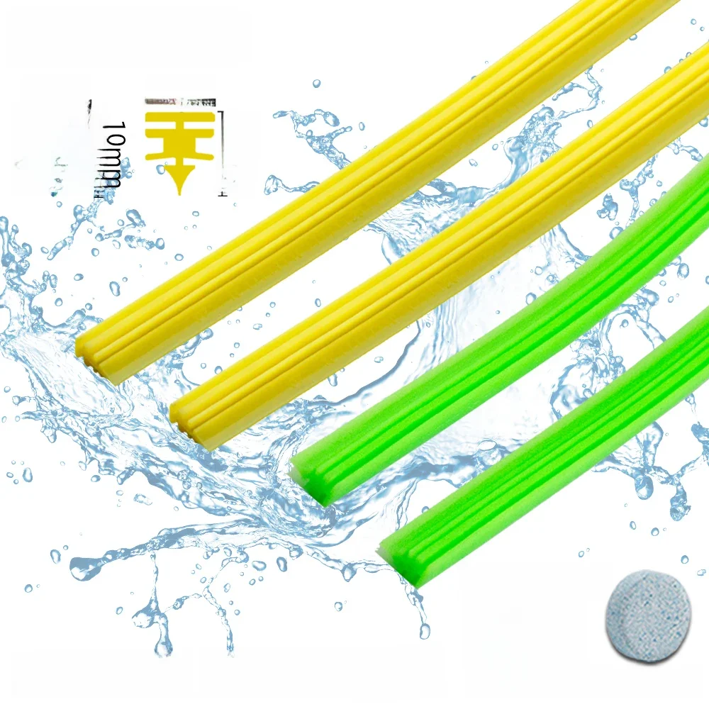 2pcs High Quality Boneless silica gel Car Wiper Blade refill Strips Windscreen 6mm 26" 28" 30" 32"