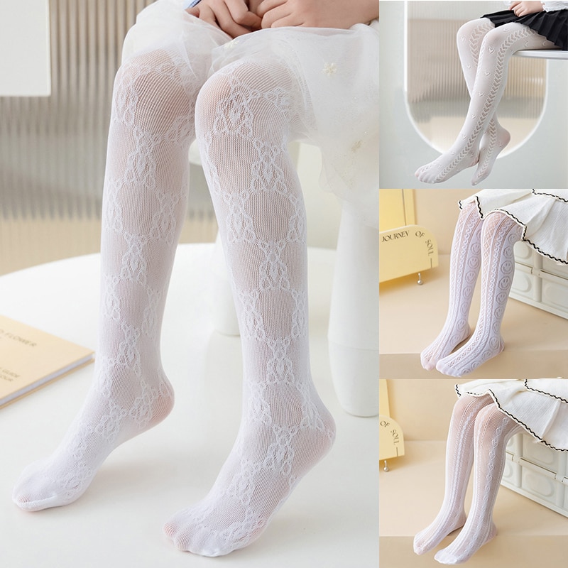 Kids Pantyhose Ballet Dance Tights For Girls Stocking Children Fishnet White Pantyhose Girls Tights Professional Ballet Stocking