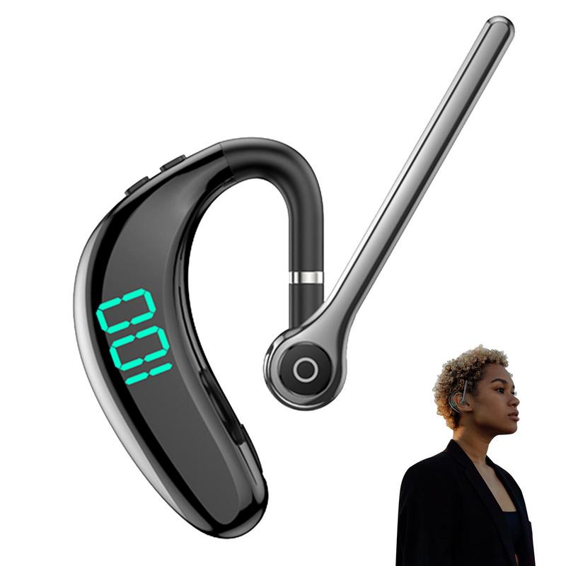 Ear Pieces For Cell Phone Handsfree Headset Wireless Earpiece Long Time Playing LED Display V5.3 Earbuds Headphones With Mic