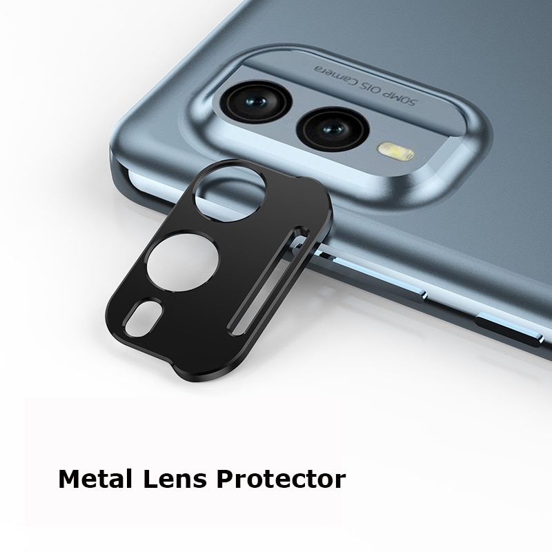 For Nokia X30 5G Luxury Camera Guard Circle Metal Lens Protector Case Cover Bumper Protection Ring