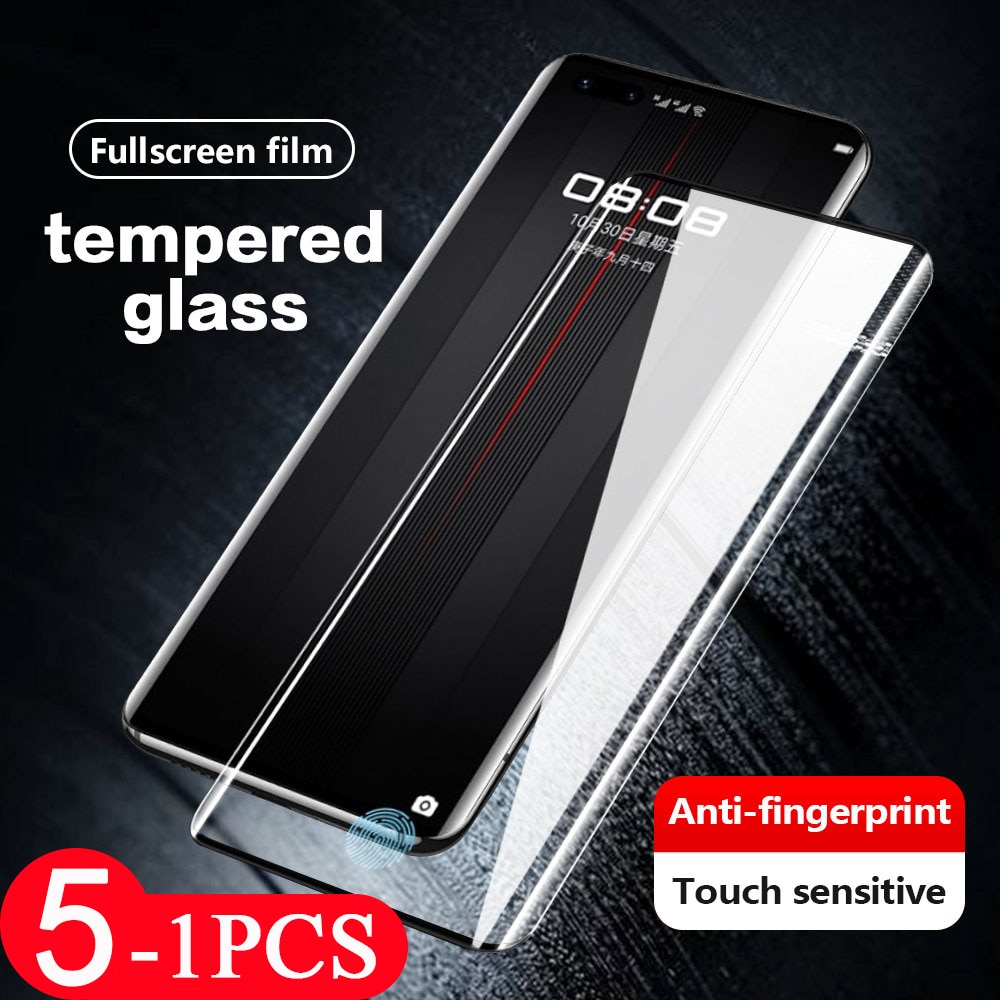5-1PCS Tempered Glass For Huawei mate 50 RS screen protector P60 Art P50 P40 mate 40 RS 30 30E P30 pro plus 40E protective film