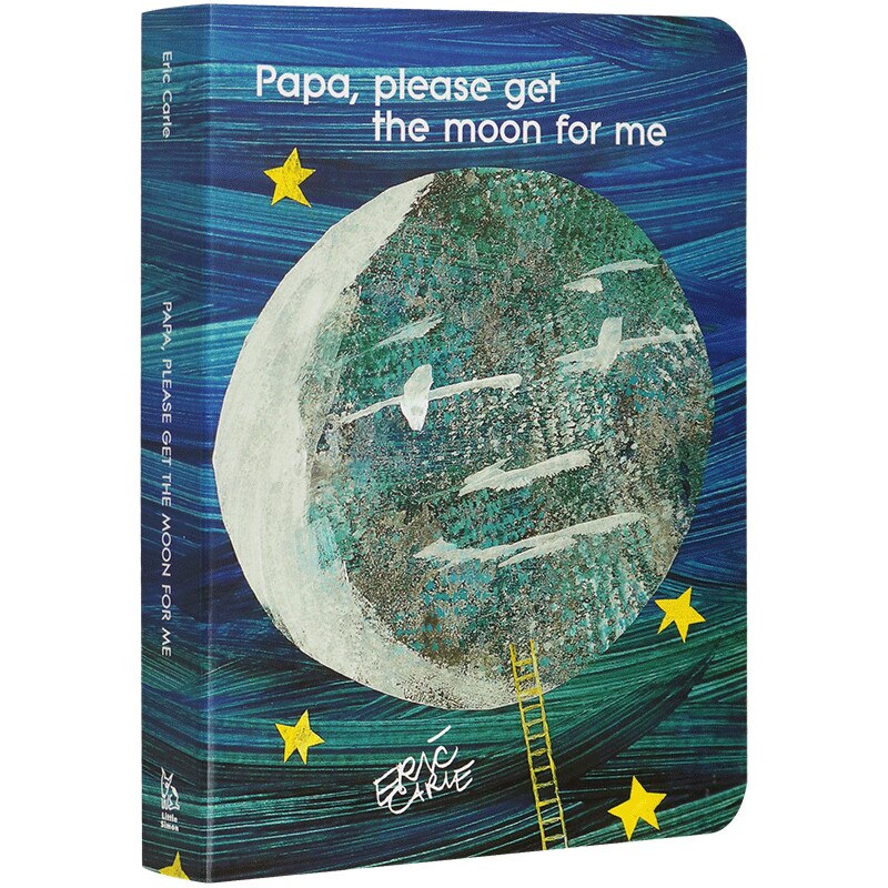 Papa please get the moon for me, Baby Children's books aged 1 2 3, English picture book, 9780689829598