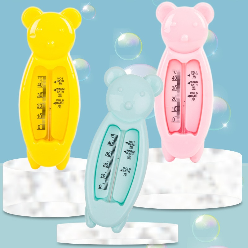 Baby Bear Thermometer Water Temperature Room Temperature Dual Use Water Temperature Gauge Bathing Thermometer