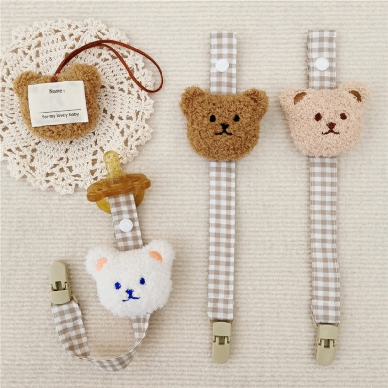 Upgraded Pacifier Clips for Baby Boys & Girls Pacifier Hold with Clip BPA Free Baby Shower- Birthday Gift Lightweight QX2D