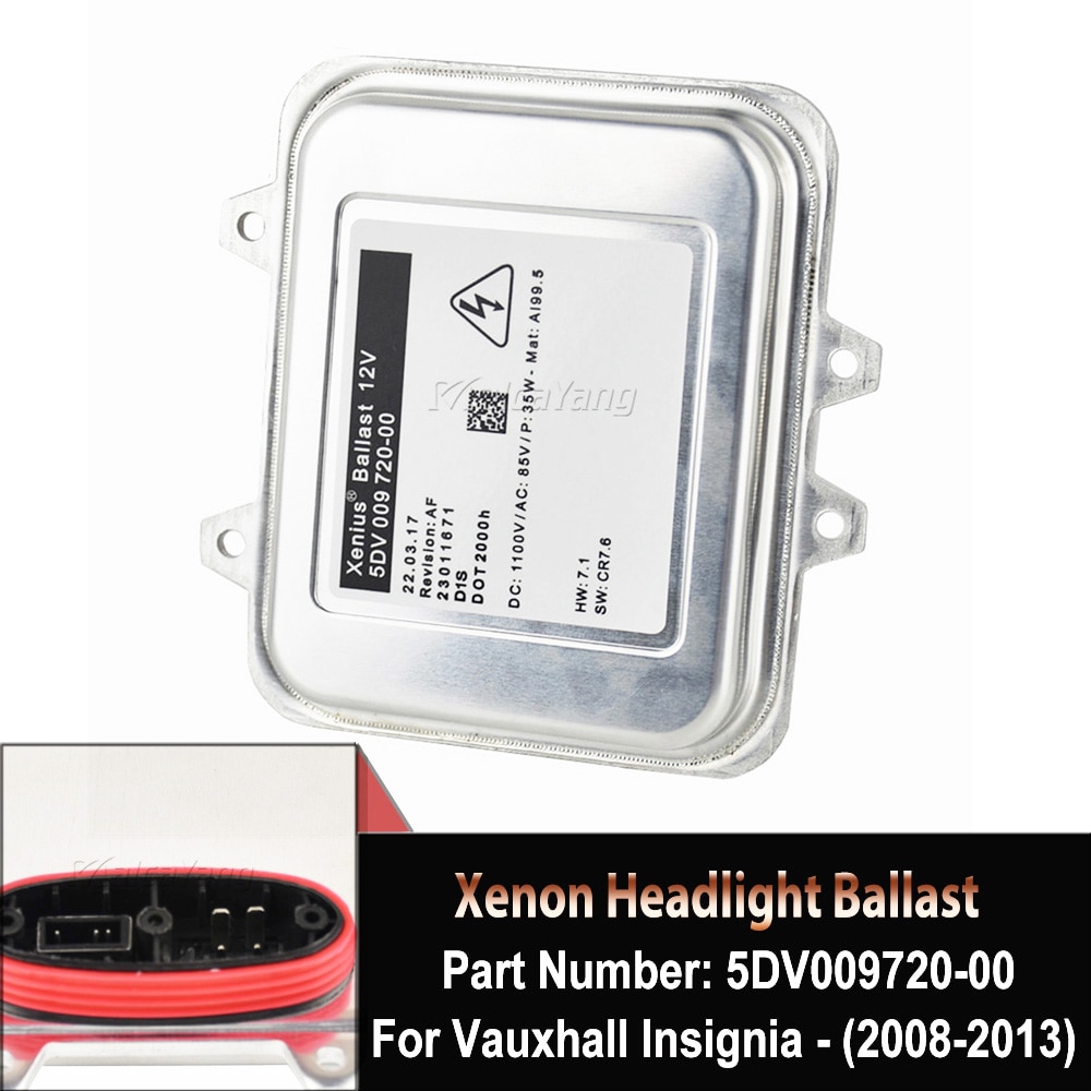 New Malcayang Xenon Headlight Ballast Control Unit For Opel Astra J Insignia 5DV009720-00 5DV 009 720 00 1232335 5DV00972000