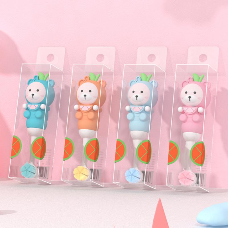 Ensuring A Secure Entrance Soft Bristled Toothbrush Made Of Safe Materials Babys Toothbrush Cartoon Style Clean And Hygienic
