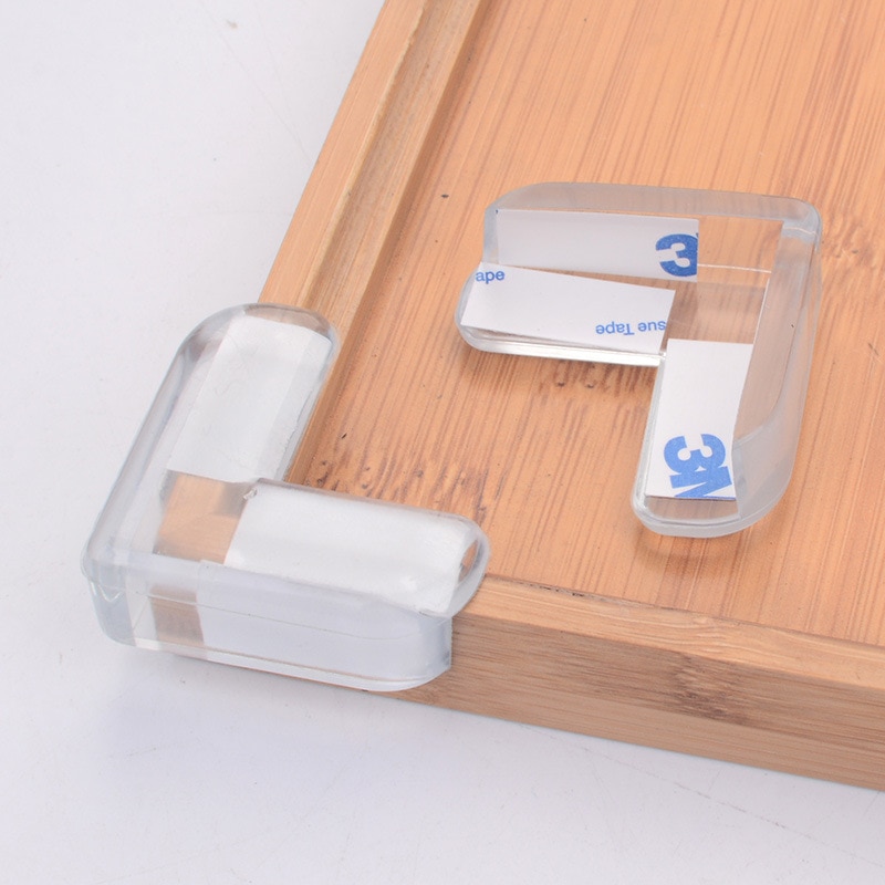 2pcs/set Transparent Table Edge Conner Protector for Baby Safety Furniture Guards Cover Security Protection From Children