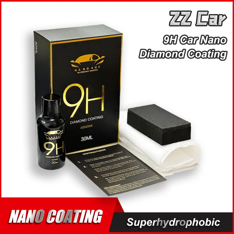 Car Nano Diamond Coating 9H Car Accessories Detailing Scratch Resistant Super Hydrophobic Anti-Uv