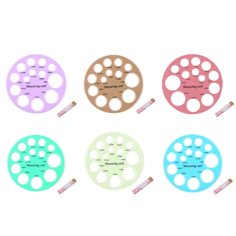 Silicone Nipple Ruler Breast Pump Flange Sizing Tool Breast Pump Accessories