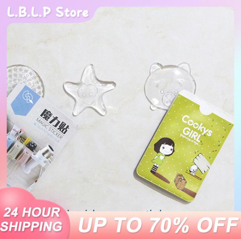 Wear-resistant Crash Pad Cartoon Shock Absorber Transparent Anti-collision Pad Elastic Door Handle Bumpers Protection Equipment