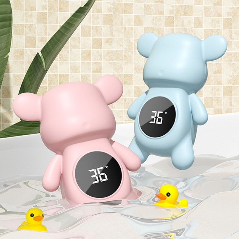 Baby Bath Cartoon Water Thermometer Shower Thermometer Good Sealing for Bathroom Baby Water Thermometer