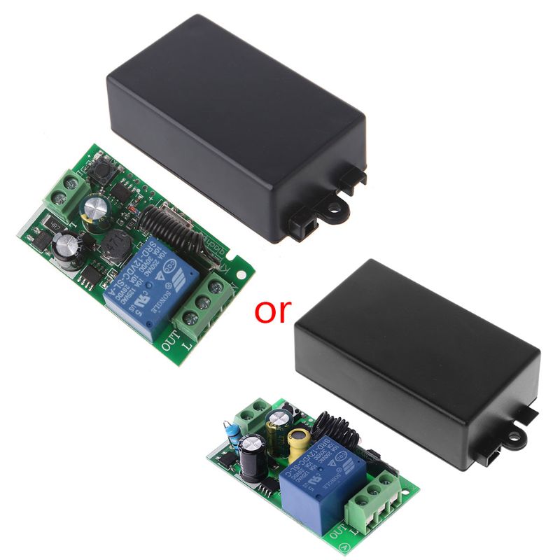 Universal Wireless Remote Control Switch Relay Receiver Module 433 Mhz 110v 220v