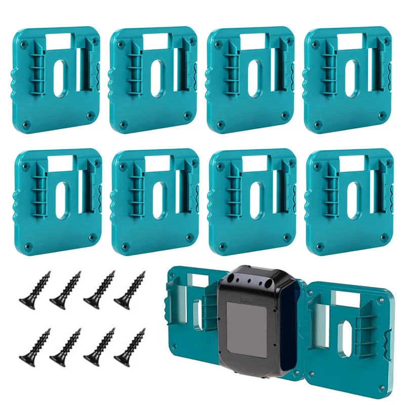 5/10PCS Battery Holder Stand for Makita 14.4V 18V Li-ion Battery,Wall Mount Battery Dock Storage