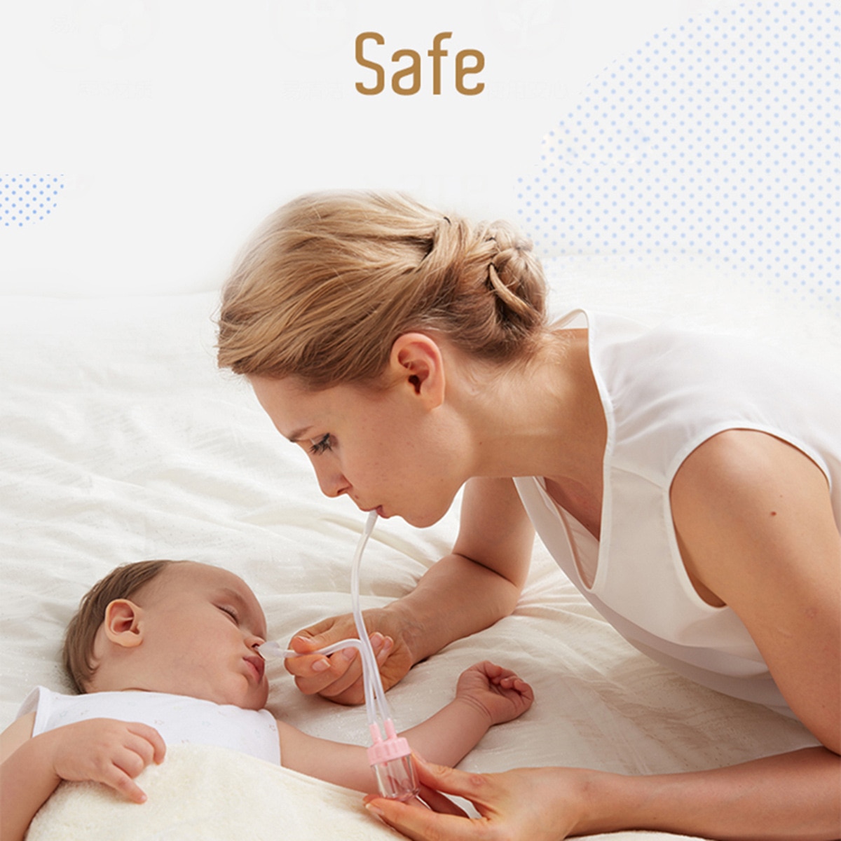 Newborn Baby Nasal Aspirator for Children Nose Cleaner Sucker Suction Tool Protection Health Care Baby Mouth Nasal Suction Devic