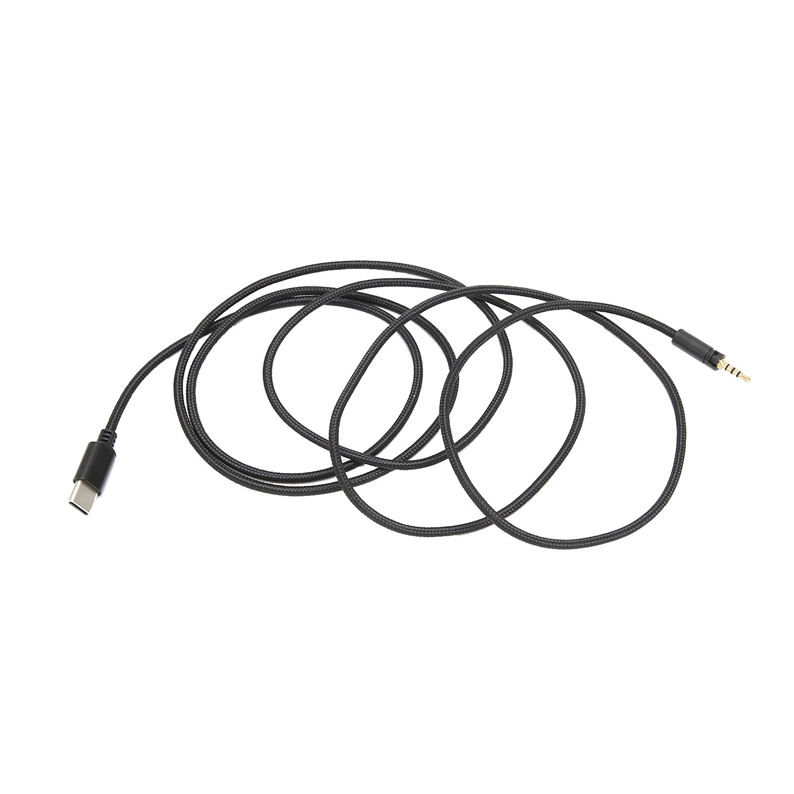Type‑C Earphone Audio Cable Wear‑Resistant Shielding Interference Headphone Audio Cable