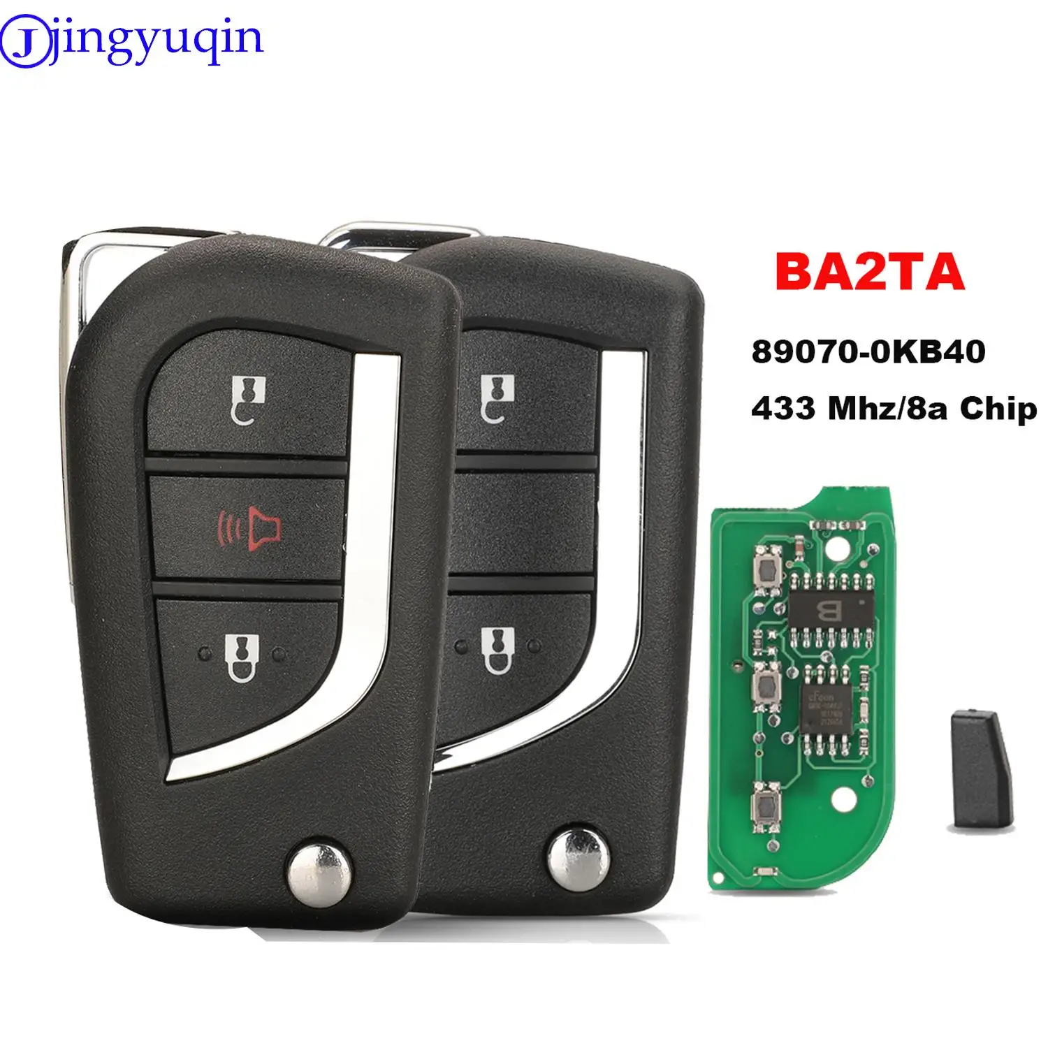 jingyuqin Remote Car Key Control p/n 89070-0KB40 FCCID: BA2TA For Toyota Hilux 2015 2020 8A Chip