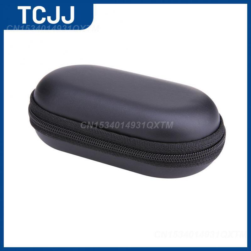 Portable Travel Carrying Bag Headphone Case Pouch Bag Scratchproof Eva Headphone Carry Bag Headphone Storage Bag Black Universal