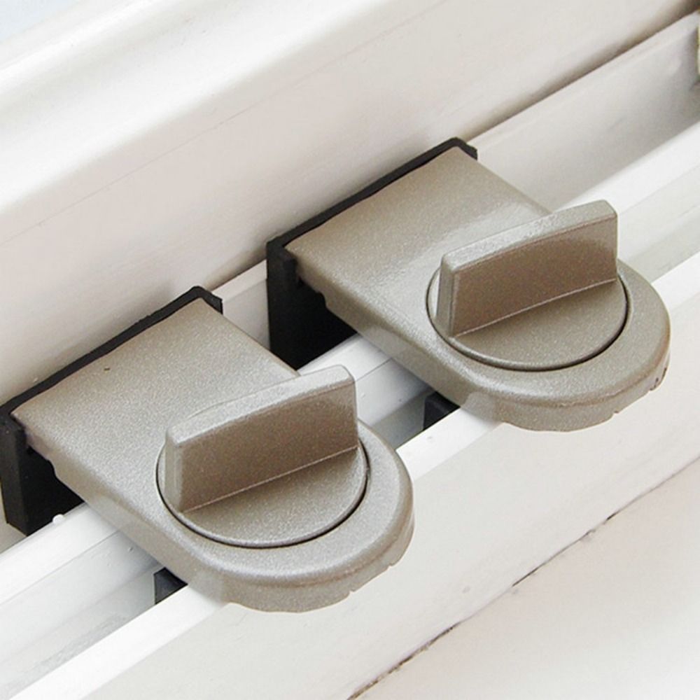Sliding Adjustable Window Stopper Security Protection Cabinet Locks Window Limiter Anti-theft Lock Safety Lock