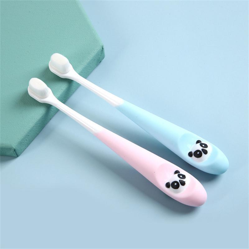 For 2-12 Year Old Baby Brush Teeth Whitening Portable Toothbrush Oral Care Baby Tooth Brush Not Hurt Teeth Non-slip Silicone