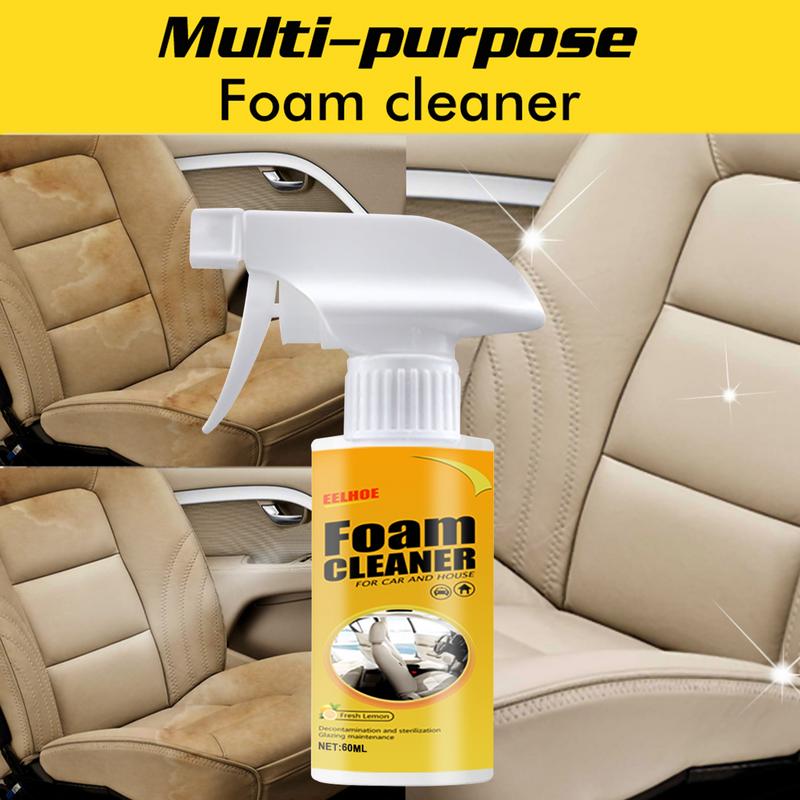 60ml/120ml Multi-Functional Foam Cleaner No Flushing Grease-free Cleaner
