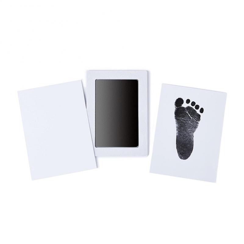 Baby Footprints Handprint Ink Pads Safe Non-toxic Ink Pads Kits for Baby Shower Baby Paw Print Pad Foot Print Pad Inkless