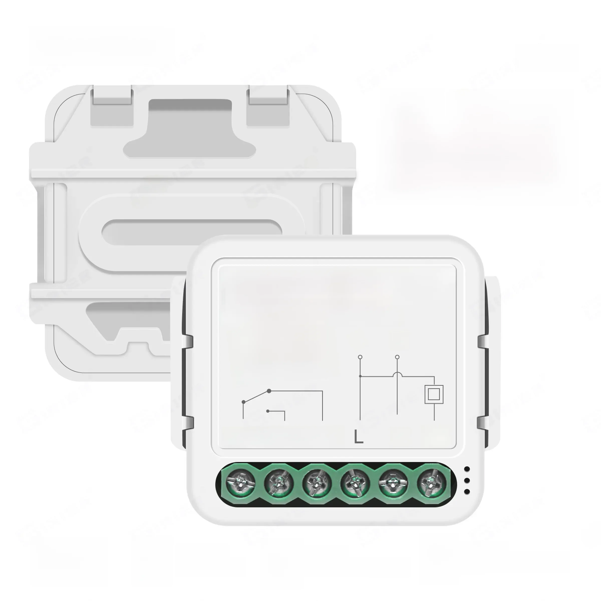 GIRIER WiFi Switch Module Dry Contact Smart Home DIY Breaker Relay 5A DC 12/24V AC 100-240V Supports
