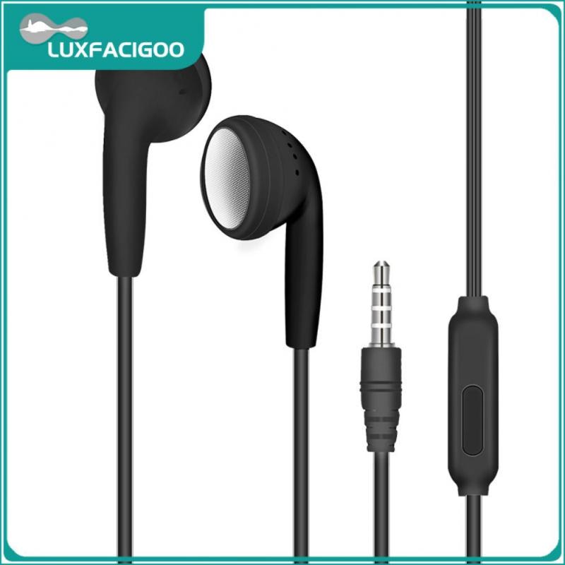 With Wheat Earphones Wired In-line Headset Voice Headset Heavy Bass Earplugs Subwoofer With Mic Qulity Earbud In Ear Earphone