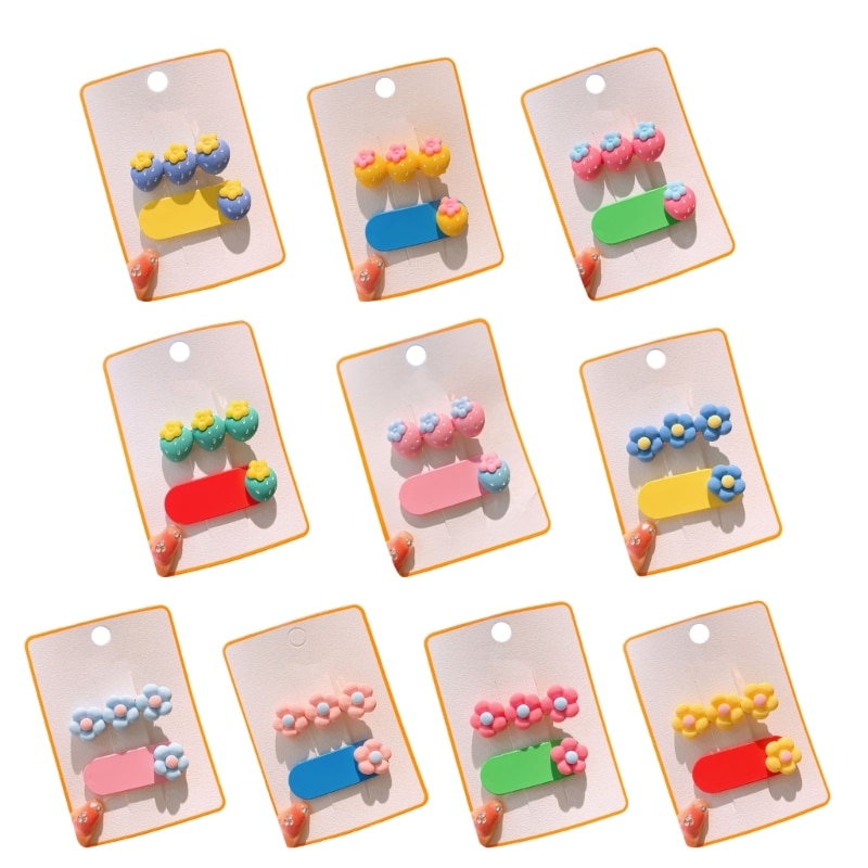 Hair Clip for Girl Matte Color Hairpins Candy Color Hair Clips Children Hair Barrettes Girls Snap Clip Lovely Headdress