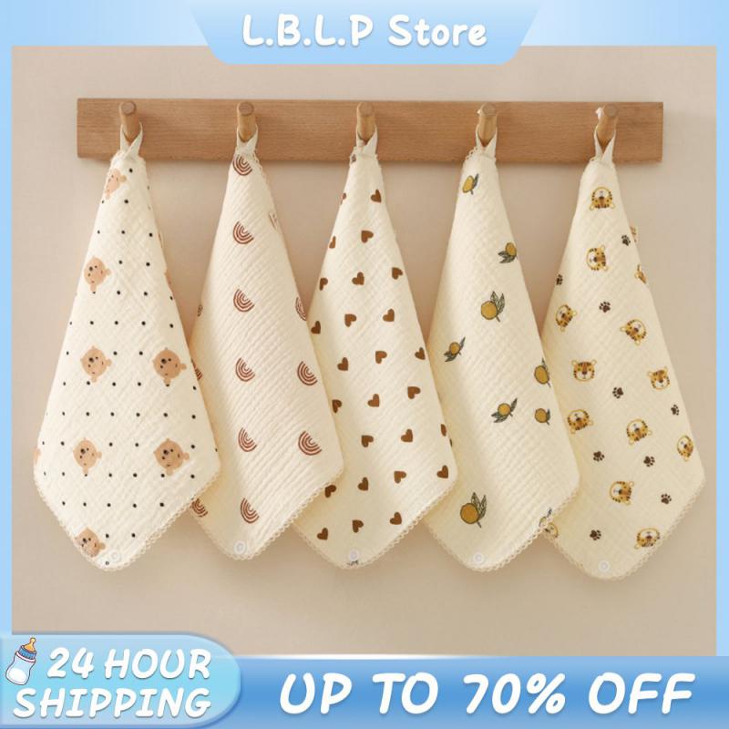 Newborn Square Towel Thickened Hand Towel More Toughness 25x25cm Kids Handkerchief Pure Cotton Quick Drying Baby Saliva Towel
