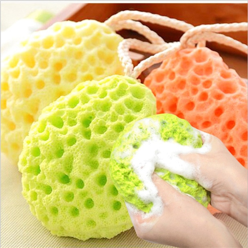 Hot Sale Baby Kids Bath Brushes Baby Shower Exfoliating Bath Sponge Massage Body Cleaning Scrubber Best Baby Bath Care