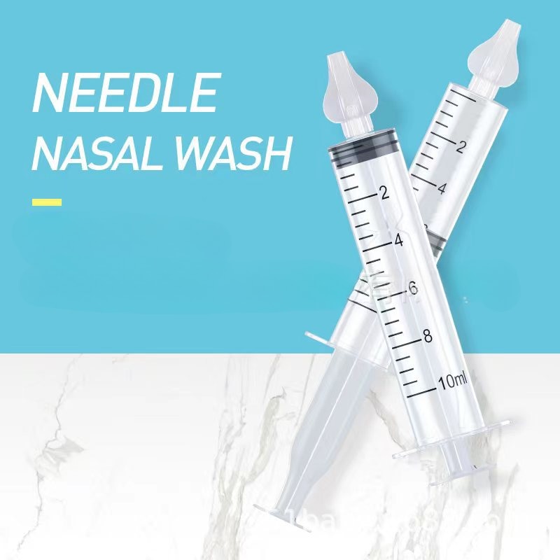 10ml Baby Nose Cleaner Rhinitis Nasal Washer Needle Tube Baby Nasal Aspirator Cleaner Syringe Baby Nose Washing for Children