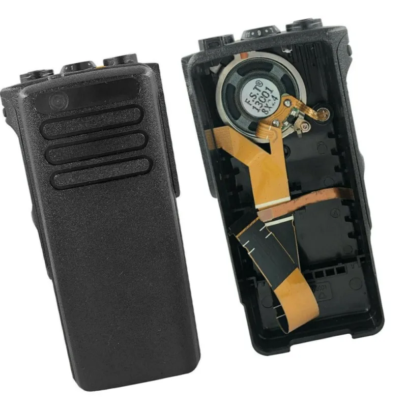 PMLN6111 Black Walkie-talkie Replacement Housing Case Cover Kit with Speaker for Motorola Radio